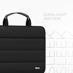 Dyazo 15.6 Inch Fluffy Laptop Sleeve | Soft Padded Protection | Water Resistant & Lightweight Laptop Sleeve Case Compatible for MacBook, Dell, HP, Lenovo, Acer, Asus and Other Notebook (Black)