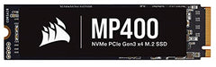 Corsair MP600 CORE 2TB M.2 NVMe PCIe x4 Gen4 SSD (Up to 4,950MB/sec Sequential Read & 3,700MB/sec Sequential Write Speeds, High-Speed Interface, 3D QLC NAND, Built-in Heatspreader) Aluminum