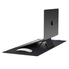 DailyObjects Large Premium Vegan Leather Desk Mat|Anti-Skid|Anti-Slip|85*45cm|Reversible Desk spread Turf Desk/Laptop Mat for Work from Home/Office/Gaming- Extended mouse pad and keyboard desk pad-Tan