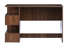 DeckUp Zeus Engineered Wood Study Table and Office Desk (Wotan Oak & White)
