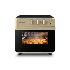 NESTER Full Stack Steamlock™ SS430 Stainless Steel Air Fryer Oven 16L | 2000 W Steam + Air Fry | Multi-Function-Air Fryer, Reheat, Bake, Toast | Adjustable Temperature & Timer - Dalgona Brown