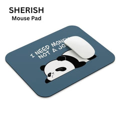 SHERISH Cute Cat (I'm OK) Mouse Pad for PC & Laptop – Waterproof Desk Mat with Funny Cartoon Cat Design, Smooth Cloth Surface & Non-Slip Rubber Base Ideal for Office, Work from Home & Gaming 19x23 cm