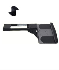 SYGA Desk Keyboard Extender Bracket Tray Multi Function Punch Free Rotating Ergonomic Computer Slide Grey Drawer 64 X 23 CM (Keyboard Bracket Beam)