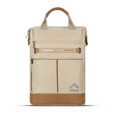 uppercase Dune Alphatech Padded 15.6" Laptop & iPad Compartment Professional Backpack for Men & Women - Tote & Backpack Carry, Waterproof Work Business Backpack for College Work Daily -Beige