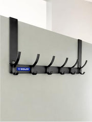 BOXJOY 12 Hook Over The Door Hanger | Wall Hanging Metal Hook Cloth Hangers | Strong Hooks Without Drill Clothes Organiser | Dress Stand Shirt Towel Home Organizer for Bathroom Bedroom Kitchen Wardrobe