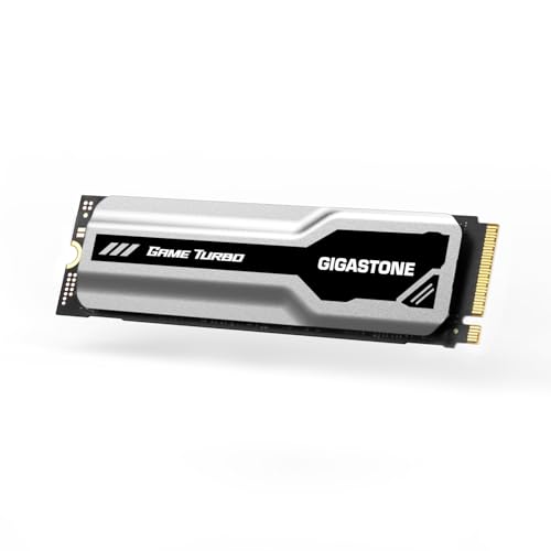 Gigastone M.2 SSD 1TB PCIe 3.0 NVMe SSD, up to 3,400MB/s, Internal Gaming Solid State Hard Drive Turbo Speed Heatsink Cooling Heat Dissipation PC Laptop Storage for Gamers Video Editing Creators
