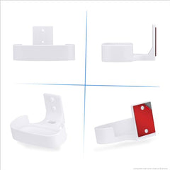 Adhesive Wall Mount for Asus ZenWifi XT8, XT9 & CT8 WiFi Router, Easy to Install Holder, Stick On & Screw in Mounting, by Brainwavz