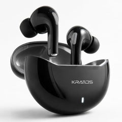 Kratos TW02 Ear Buds Wireless with 60H Playtime, Noise Isolation & Clear Calls, Bluetooth Earbuds with Voice Assistant, Ear Buds with Bluetooth V 5.3 & with Type C Fast Charging, IPX5 TWS Earphones