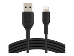 Belkin Apple Certified Lightning to USB A and Sync Tough Braided Cable for iPhone, iPad, Air Pods, 3.3 feet (1 meters) – White