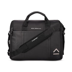 uppercase Omega 02 Pro Messenger Bag 15.6" Laptop Bag 14L Steel Blue | For Men & Women 3 Compartments Fits MacBook & Tablet Padded Scratch Proof Detachable Strap Front Zipper Pocket Trolley Sleeve