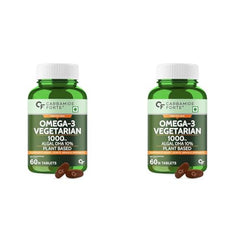 Carbamide Forte Multivitamin Tablet for Men with Probiotics & Salmon Omega 3 fish Oil Capsules | Salmon Fish Oil Omega 3 Capsule 1000mg and Multivitamin Tablets Combo | 60 Tablets + 60 Softgels