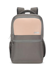 Lavie Sport 45cm Pioneer 24 Litres Laptop Backpack with Trolley Sleeve For Men & Women|Vegan Leather|Office Travel Backpack|Front organizer|Bottle Holder|Fits upto 14" Laptop