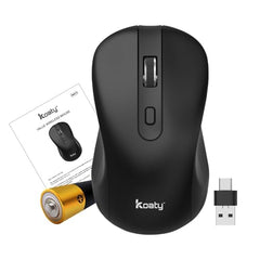 Koaty WM315 USB C Wireless Mouse for MacBook and Laptop, Silent Click
