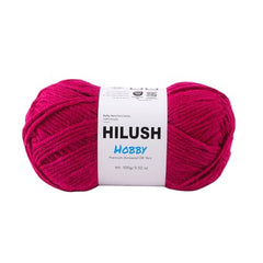 HILUSH Hobby,Wool Yarn dk Acrylic Hand Knitting Yarn Ball (100g/1 Ball),Suitable for Craft amigurumi Shade 001 (Sky Blue)