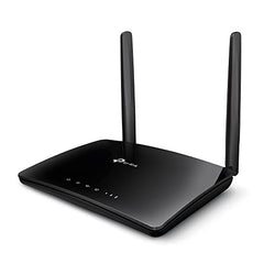 TP-Link TL-MR100 300Mbps 2.4GHz Wireless N 4G LTE, Wi-Fi N300, Plug and Play, Parental Controls, Guest Network, with Nano SIM Card Slot, WiFi Router, Black