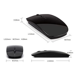 AdzMozi® 2.4Ghz Ultra Slim Wireless Optical Mouse