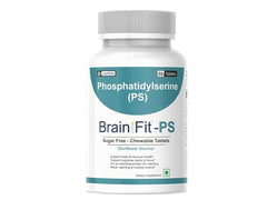Brainifit-PS Phosphatidylserine 100mg Chewable Supplement | Memory, Focus & Cognitive Function Support | Sugar Free - 60 Tablets (by LeeWell)