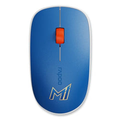 Rapoo M100 Multi Device Bluetooth 4.0, 5.0 & Wireless 2.4GHz Mouse, Blue