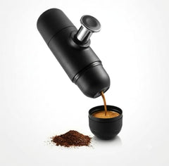 Portable Manual Espresso Coffee Maker, Compatible with Fliter Coffee Powder or Capsule for Home, Office, Camping & Travel, 1 Cup