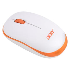 acer Flow Wireless Mouse | 1600 DPI Optical Sensor | 2.4GHz Wireless with USB Nano Receiver | Ergonomic Lightweight Design | Smooth Tracking for Laptop, PC & Mac – White/Green