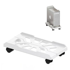ZORBES Mobile CPU Stand Under Desk, Adjustable PC Holder with Wheels