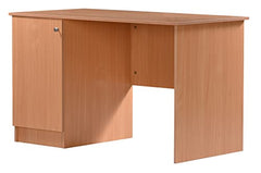 DeckUp Plank Uniti Engineered Wood Study Table and Office Desk (Bavarian Beech, Matte Finish)