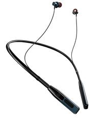 JGD Boom J4 Bluetooth Earphones with 13mm Drivers, Rich Music Experience, 20 Hours Playtime, Type C Fast Charging, Neckband Earphones with Magnetic earpiece,Voice Assistant and Mic (Blue)