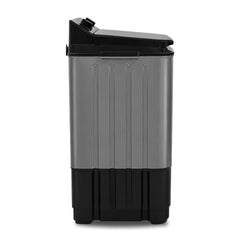 VW Visio World 8.5 kg semiautomatic Top Load Washer Only with Powerful Wash, V8 Supreme-Wash, Black/Grey