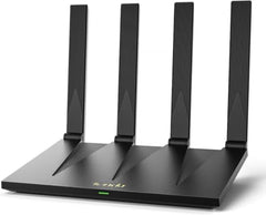 Tenda AC5 V3 AC1200 Wireless Dual Band WiFi Router, Speed Up to 867Mbps/5GHz + 300Mbps/2.4GHz, IPV6, Parental Control, Support Guest Network, 4*6dBi Externe Antennen (White)