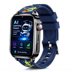 sekyo Neo Fit -India's 1st AI Smart Watch for Kids | AI Learning Assistant, 4G Video Call, GPS, Health & Activity Tracker, Smart Habit Reminder| Edu-Games, Step Count, Camera, Parent Control App