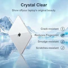 Verilux MacBook Neo Case Compatible A3404 13 Inch Transparent Hard Shell