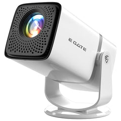 E GATE Atom 3X Projector 4k Ultra HD, Automatic Keystone & Precise Focus, 1080p Native | Rotatable Design | Android 14, Netflix Prime 11,000 Lumens, HDMI-ARC WiFi-6 BT, for Home use Egate