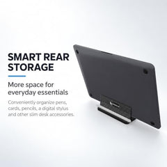 SPROSO QuadNest 4-Slot Vertical Laptop Stand, Black, Pack of 2