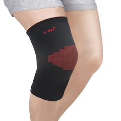 AccuSure Premium Knee Support for Men & Women –Compression Brace with 1-Year Warranty for Pain Relief, Arthritis, Injury Recovery, Sports, Running & Joint Stability -Small