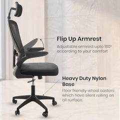 Casa Haus Italia Premium Leatherette Office Chair for Work | Boss Chair, Ergonomic Executive, Luxurious Cushioned Arms & Seat, 2 Point Back Massager, Heavy Duty Metal Base (Burgundy)