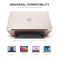 SKYVIK Elev8 Adhesive Adjustable Laptop Stand Ergonomic 2 Angles with Anti Slip Grip Sleek Arc Design