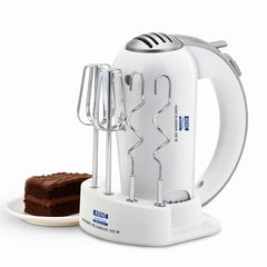 KENT 150W, 5 Speed Control, Copper Motor, Multiple Beaters, Overheating Protection, Food Grade Plastic Body Hand Blender (White)