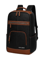 FUR JADEN Laptop Backpack With 15.6 Inch Laptop Compartment | Water Resistant For College School Work for Men & Women | With USB Charging Port