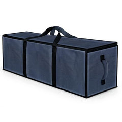 Storite 81 L Jumbo Super-Size Nylon Heavy Duty Underbed Storage Bag | Moisture Proof Multi-Purpose for Toys/Blankets/Clothes/Moving Bags With Strong Handles Rectangular (87x26x36 CM) - Teal