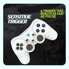 Cosmic Byte Nexus Wireless Controller for PC | Dual Vibration, Sensitive Triggers, Fast Response | Powered by 2 AAA Batteries (Not Included) (Black)