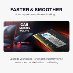 EVM 8GB DDR4 Desktop RAM 3200MHz | Long-DIMM – 1.2V Low Voltage |288-PIN Pin, Intel & AMD Compatible | High-Speed PC Memory Upgrade | 10 Year Warranty (EVMT8G3200U88P)