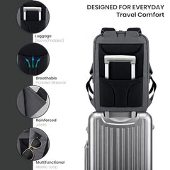 Storite Premium 15.6 Inch Laptop Backpack for Men & Women (Grey)