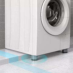 FOXIGON Washing Machine Stand 6kg 7kg 8kg 9kg Top & Front Load, Heavy Duty Washing Machine Base with Anti Vibration Pads, Adjustable Fridge Refrigerator Stand, Cooler Stand