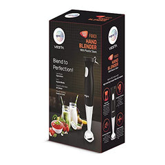 Wipro Elato FCB 104 Countertop Blender | 400 Watts Powerful Copper Motor | 2 Unbreakable Jars | Intelligent Sensor Technology | Smoothie Making Blender | 2-Year Warranty| Silver With Black