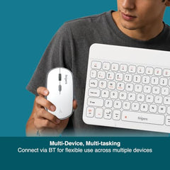 FINGERS MiniClicks Duo D7 Wireless Bluetooth Keyboard and Mouse Combo Set