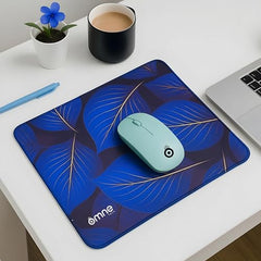omne TECH Mousepad for Desk | Smooth Waterproof Surface, Anti-Slip Rubber Base, Durable & Comfortable Mouse Pad for Office, Laptop & Computer (Abstract Leaf Patten)