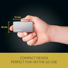 Intenso External SSD TX800, 2TB Portable Solid State Drive, Super Speed USB 3.2 Gen 2x2 (20Gbps), up to 2100MB/s