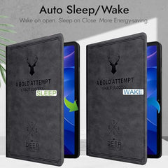 Robustrion Cover for Redmi Pad 2 11 inch Cover Case, Deer Pattern Flip Stand Cover Case for Redmi Pad 2 11 inch Tablet [Auto Sleep/Wake Support] - Black
