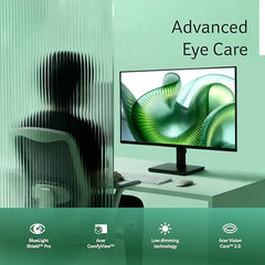 Acer Vero V247Y G 23.8 Inch Full HD IPS Monitor I 120Hz Refresh, AdaptiveSync I 99% sRGB, 1500:1 Contrast I 2x2W Speakers I HDMI +VGA I ZeroFrame I VisionCare 2.0 I VESA I Energy Star I Black