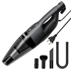 TEXUM TVC-5 800 Watts Handheld Vacuum Cleaner,for Home Use,Dry Vacuuming,18 Kpa Suction Power,Lightweight,Lightweight&Durable Body,Small/Mini Size (Black)